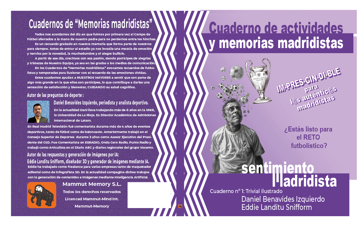 Pack Cuaderno de Actividades y Memorias Madridistas