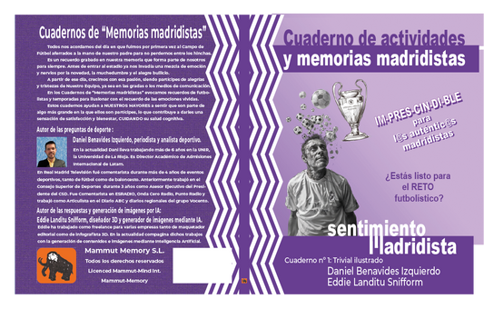 Pack Cuaderno de Actividades y Memorias Madridistas